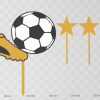 Fotbal, kopačka, lopta, hviezdy – Obrázok 2