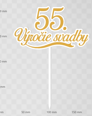 55. výročie svadby